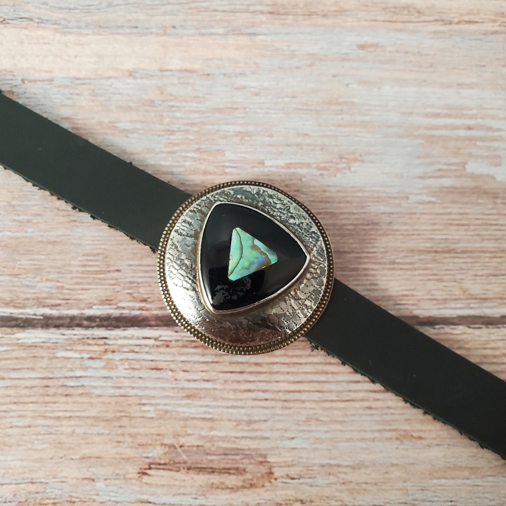Vintage Shell Concho Choker